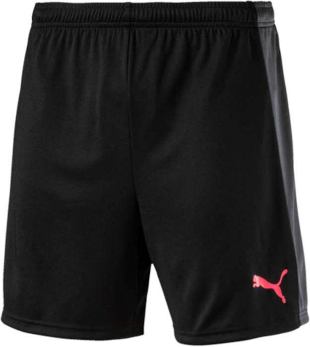 Шорты мужские Puma evoTRG Shorts, цвет: черный. 65534806. Размер XL (50/52)65534806 Шорты мужские Puma evoTRG Shorts, цвет: черный. 65534806. Размер XL (50/52)65534806Футбольные шорты evoTRG от Puma обеспечивают максимальный комфорт и производительность как во время тренировки, так и после нее. Высокотехнологичный материал dryCELL отводит влагу от кожи, чем обеспечивает сухость и ощущение комфорта в течение всей тренировки. Боковые сетчатые вставки Puma Formstrip. Эластичный пояс на шнурке.