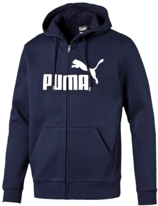 Толстовка мужская Puma ESS No.1 FZ Hoody, FL, цвет: темно-синий. 83825906. Размер S (44/46)83825906 Толстовка мужская Puma ESS No.1 FZ Hoody, FL, цвет: темно-синий. 83825906. Размер S (44/46)83825906Модель декорирована логотипом Puma. Ворот отделан сзади тесьмой с фирменной символикой. Капюшон изменяемого объема посажен на мягкую трикотажную подкладку. Манжеты и подол отделаны трикотажем в резинку. Спереди имеется застежка-молния со стопором.