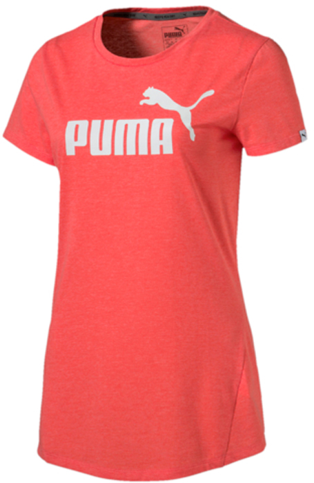Футболка женская Puma ESS No.1 Tee Heather W, цвет: коралловый. 83839926. Размер M (44/46)83839926 Футболка женская Puma ESS No.1 Tee Heather W, цвет: коралловый. 83839926. Размер M (44/46)83839926Футболка изготовлена из высокофункционального материала dryCELL, который отводит влагу, поддерживает тело сухим и гарантирует максимальный комфорт. Среди других отличительных особенностей изделия - отделка сзади по вороту тесьмой с фирменной символикой, боковые швы с нахлестом вперед и закругленный подол. Модель имеет стандартную посадку. Модель декорирована прорезиненным логотипом Puma.