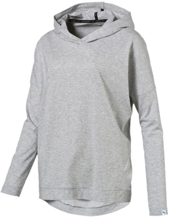 Толстовка женская Puma ESS Hooded Cover Up, цвет: светло-серый. 83840304. Размер XXL (50/52)83840304 Толстовка женская Puma ESS Hooded Cover Up, цвет: светло-серый. 83840304. Размер XXL (50/52)83840304Толстовка с капюшоном декорирована вышитым логотипом Puma и изготовлена из высокофункционального материала DryCell, который отводит влагу, поддерживает тело сухим и гарантирует максимальный комфорт. Среди других особенностей изделия – отделка тесьмой сзади по вороту с фирменной символикой, спущенное плечо, боковые швы с нахлестом вперед, удлиненный задний подол. Изделие имеет удобную стандартную посадку.