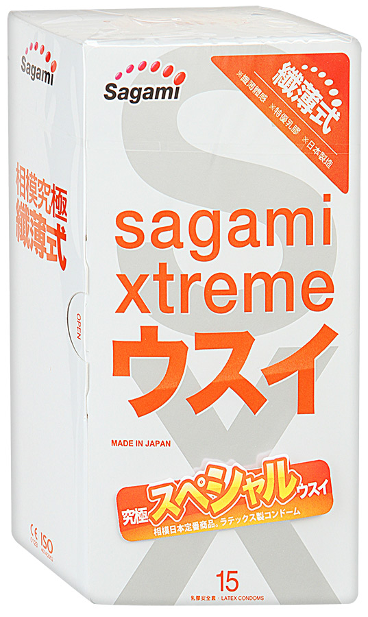 Sagami презервативы Xtreme 0.04, 15 шт