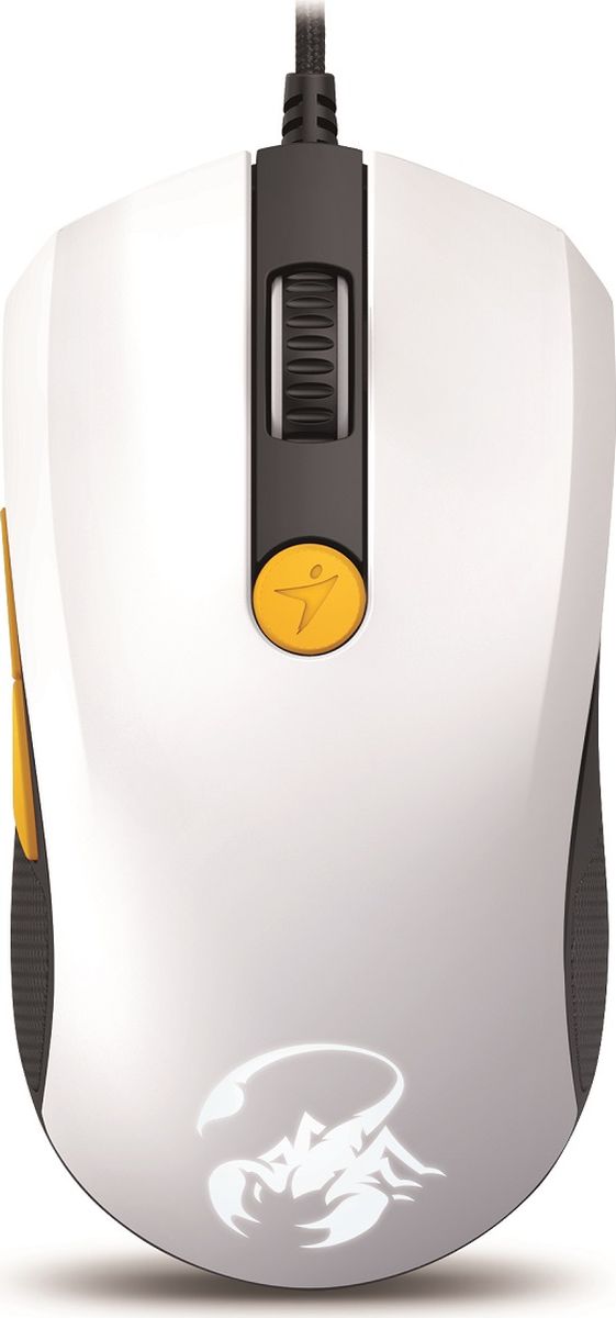 Genius Scorpion M8-610, White Orange мышь игровая31040064103 Genius Scorpion M8-610, White Orange мышь игровая31040064103Благодаря мощному лазерному датчику вы сможете играть на большинстве поверхностей, включая запыленное стекло, а также гладкие и матовые рабочие столы. M8-610 обеспечивает максимальную чувствительность и повышает эффективность в играх, где бы вы ни находились. Конструкция M8-610 отлично подходит как для правой, так и для левой руки. Естественно ложится в ладонь любого размера. Удобное прорезиненное покрытие для полного контроля и комфорта в долгих игровых сеансах. С помощью кнопки переключения можно выбрать один из уровней разрешения (800,2400,4800, 6400 или 8200 DPI), не прерывая игры. Переключение между текущим и следующим разрешением одним нажатием кнопки. С помощью 24 ячеек памяти для макросов шести программируемым кнопкам можно назначить одну или несколько команд, что значительно повысит уровень игры. Настройте кнопки с игровым оружием и настройте производительность и освещение, чтобы улучшить игровой процесс. Настройки профиля для различных игровых приложений могут быть активированы автоматически.