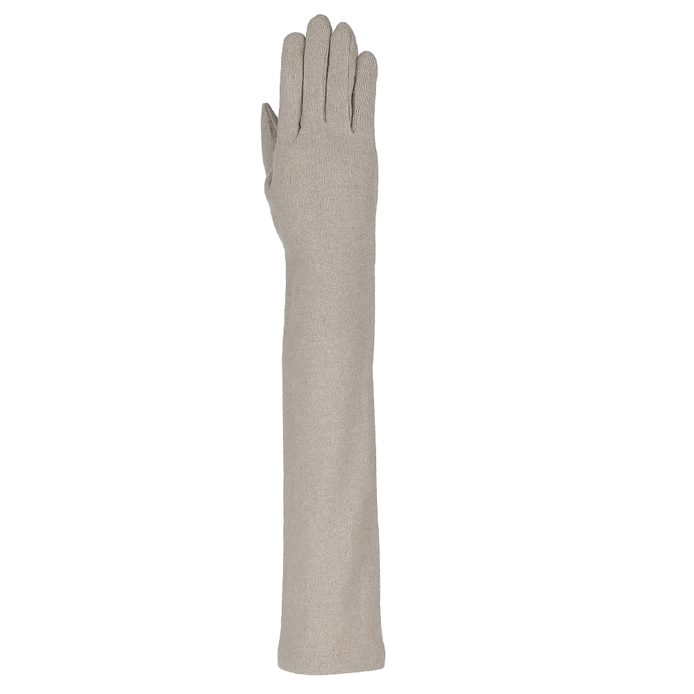 Перчатки женские длинные Fabretti, цвет: серо-коричневый. D2017-4#. Размер универсальный