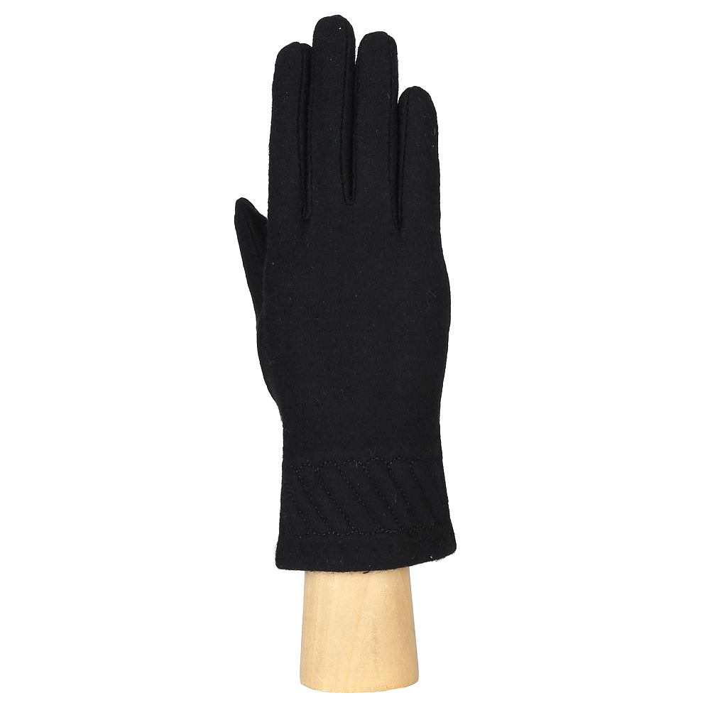 Перчатки женские Fabretti, цвет: черный. HB2017-9. Размер универсальный