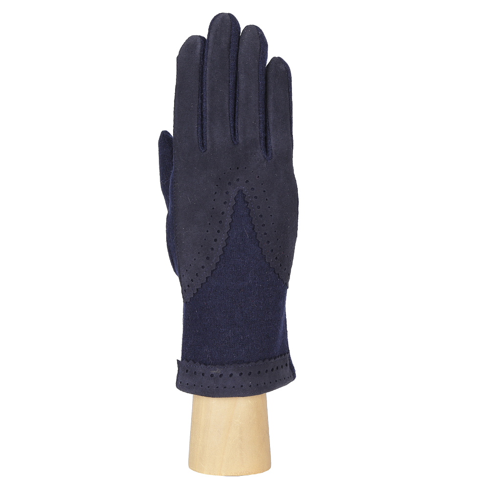 Перчатки женские Fabretti, цвет: темно-синий. HB2017-14. Размер универсальный