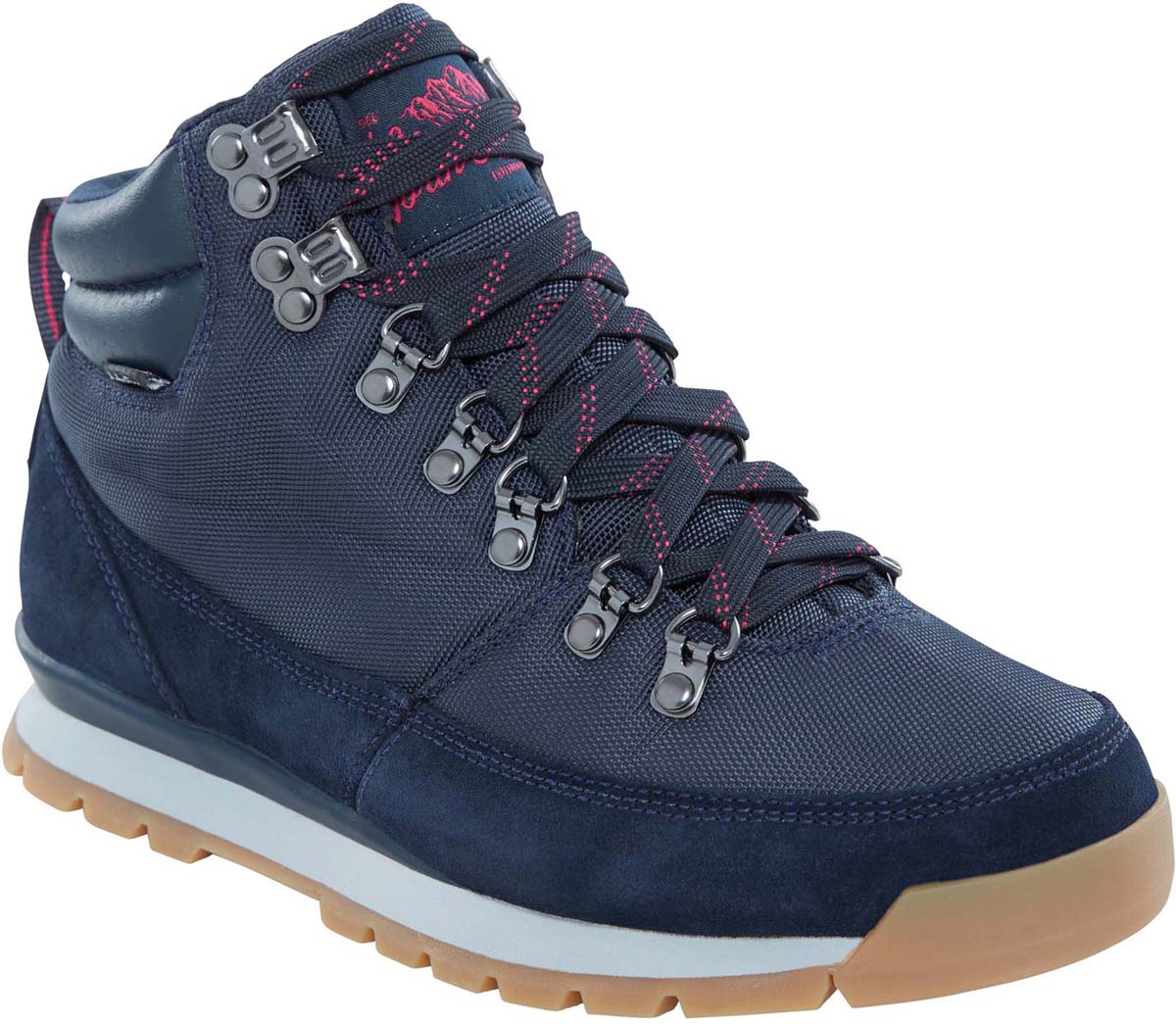 Ботинки женские The North Face Back-to-Berkeley Redux, цвет: синий. T0CLU7YYF. Размер 8H (39,5)T0CLU7YYF Ботинки женские The North Face Back-to-Berkeley Redux, цвет: синий. T0CLU7YYF. Размер 8H (39,5)T0CLU7YYFСтильные ботинки The North Face Back-to-Berkeley Redux заинтересуют вас своим дизайном с первого взгляда! Модель выполнена выполнена из комбинации натуральной водонепроницаемой замши, натуральной кожи и текстиля. Подкладка с утеплителем PrimaLoft® и водонепроницаемой мембраной HydroSeal®, а также стелька OrthoLite® ReBound из текстиля обеспечат комфорт и уют ногам. Верх изделия оформлен шнуровкой, которая прочно зафиксирует модель на вашей ноге. Задник дополнен ярлычком для более удобного надевания обуви. Вставки в подошве IcePick® обеспечивают отличное сцепление с поверхностью. Трендовые ботинки - незаменимая вещь в гардеробе истинной модницы.