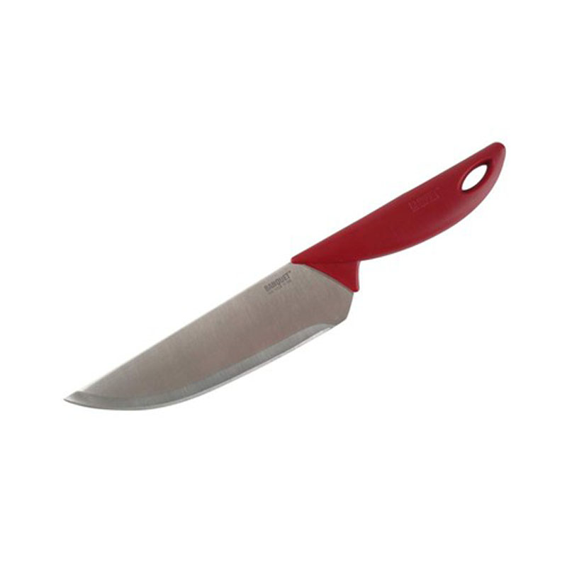 Нож поварской Banquet, 17 см25D3RC009 Нож поварской Banquet, 17 см25D3RC009Практичный нож, для ежедневного использования. Размер 17 см. Ручка пластик, лезвие - нержавеющая сталь