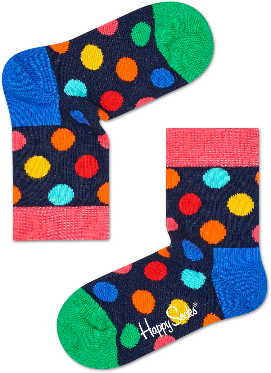 Носки детские Happy socks, цвет: темно-синий, мультиколор. KBDO01. Размер 18, 4-6 летKBDO01 Носки детские Happy socks, цвет: темно-синий, мультиколор. KBDO01. Размер 18, 4-6 летKBDO01Носки Happy Socks, изготовленные из высококачественного материала, прекрасно подойдут вашему ребенку. Модель дополнена принтом. Эластичная резинка плотно облегает ножку ребенка, не сдавливая ее. Усиленная пятка и мысок обеспечивают надежность и долговечность.