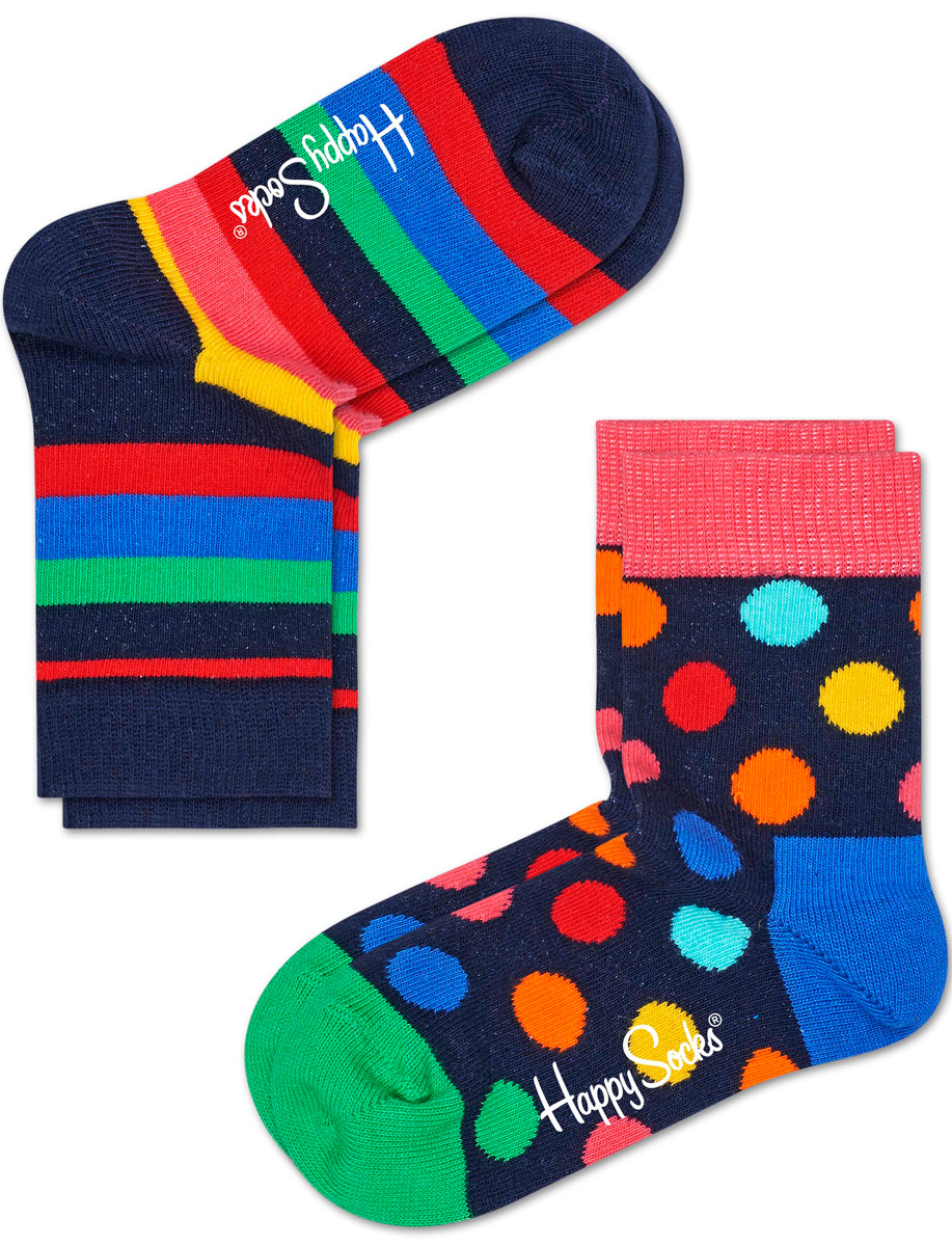 Комплект носков Happy socks, цвет: темно-синий, мультиколор. KSTR02. Размер 14, 1-2 годаKSTR02 Комплект носков Happy socks, цвет: темно-синий, мультиколор. KSTR02. Размер 14, 1-2 годаKSTR02Носки Happy Socks, изготовленные из высококачественного материала, дополнены принтом. Эластичная резинка плотно облегает ногу, не сдавливая ее. Усиленная пятка и мысок обеспечивают надежность и долговечность. В комплект входят две пары носков.