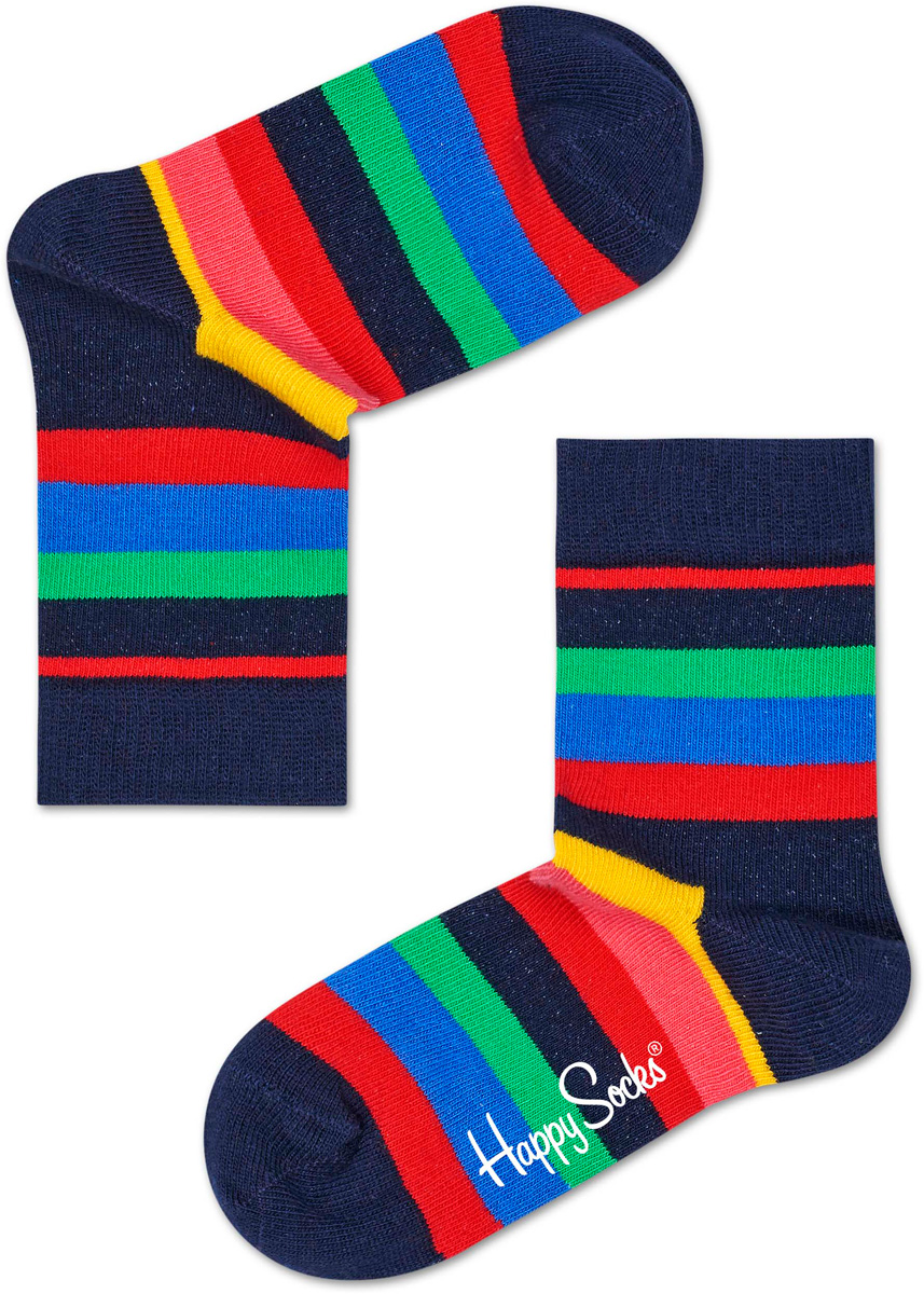 Носки детские Happy socks, цвет: темно-синий, мультиколор. KSTR01. Размер 20, 7-9 летKSTR01 Носки детские Happy socks, цвет: темно-синий, мультиколор. KSTR01. Размер 20, 7-9 летKSTR01Носки Happy Socks, изготовленные из высококачественного материала, прекрасно подойдут вашему ребенку. Модель дополнена принтом. Эластичная резинка плотно облегает ножку ребенка, не сдавливая ее. Усиленная пятка и мысок обеспечивают надежность и долговечность.