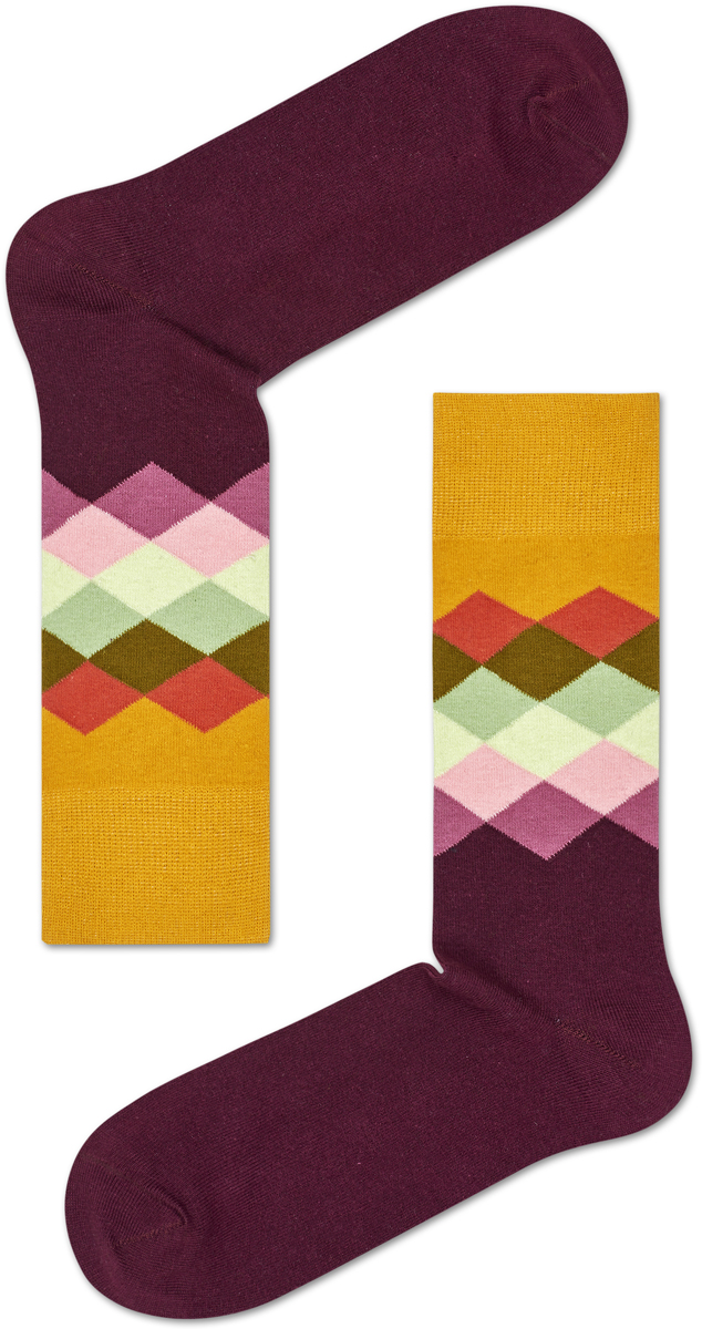 Носки женские Happy socks, цвет: бордовый, желтый. FAD01. Размер 25FAD01 Носки женские Happy socks, цвет: бордовый, желтый. FAD01. Размер 25FAD01Носки Happy Socks, изготовленные из высококачественного материала, дополнены принтом. Эластичная резинка плотно облегает ногу, не сдавливая ее. Усиленная пятка и мысок обеспечивают надежность и долговечность.