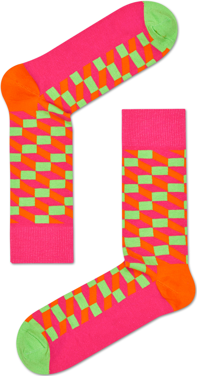 Носки женские Happy socks, цвет: розовый, оранжевый. FIO01. Размер 25FIO01 Носки женские Happy socks, цвет: розовый, оранжевый. FIO01. Размер 25FIO01Носки Happy Socks, изготовленные из высококачественного материала, дополнены принтом. Эластичная резинка плотно облегает ногу, не сдавливая ее. Усиленная пятка и мысок обеспечивают надежность и долговечность.
