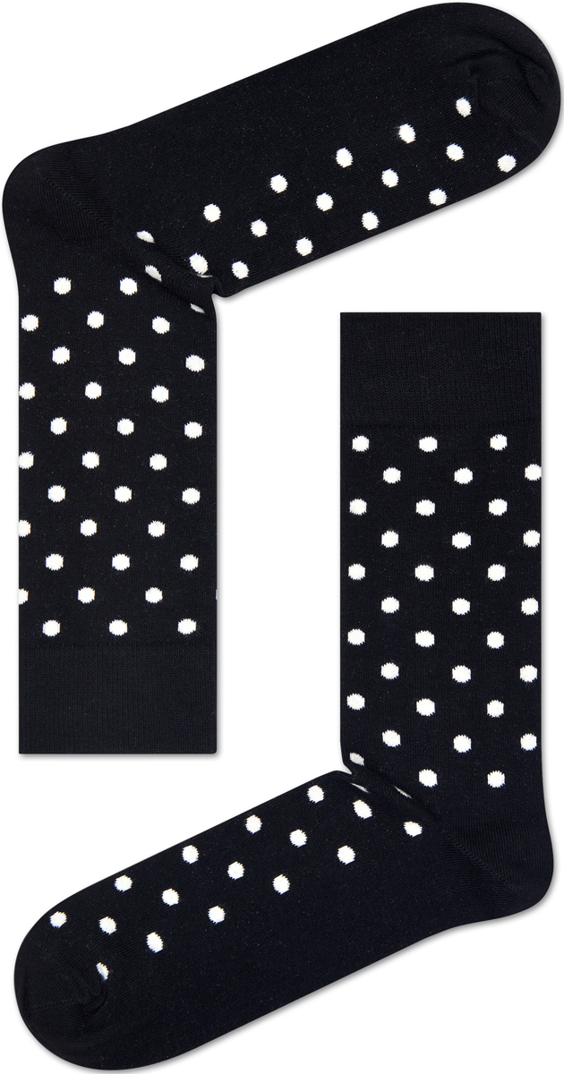 Носки женские Happy socks, цвет: черный, белый. DO01. Размер 25DO01 Носки женские Happy socks, цвет: черный, белый. DO01. Размер 25DO01Носки Happy Socks, изготовленные из высококачественного материала, дополнены принтом. Эластичная резинка плотно облегает ногу, не сдавливая ее. Усиленная пятка и мысок обеспечивают надежность и долговечность.