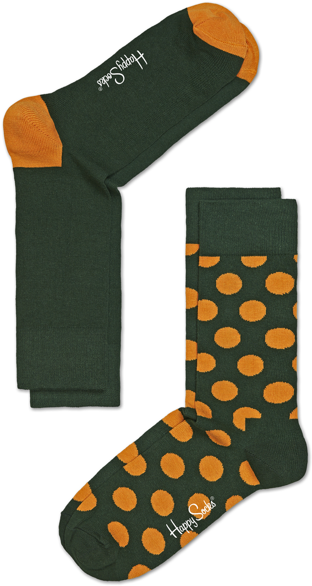 Комплект носков Happy socks, цвет: темно-зеленый, оранжевый. BD02. Размер 29BD02 Комплект носков Happy socks, цвет: темно-зеленый, оранжевый. BD02. Размер 29BD02Носки Happy Socks, изготовленные из высококачественного материала, дополнены принтом. Эластичная резинка плотно облегает ногу, не сдавливая ее. Усиленная пятка и мысок обеспечивают надежность и долговечность. В комплект входит две пары носков.