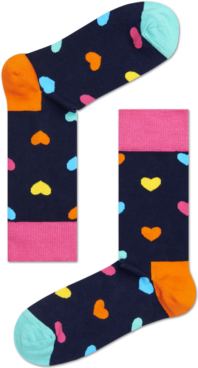 Носки женские Happy socks, цвет: темно-синий, мультиколор. HA01. Размер 29HA01 Носки женские Happy socks, цвет: темно-синий, мультиколор. HA01. Размер 29HA01Носки Happy Socks, изготовленные из высококачественного материала, дополнены принтом. Эластичная резинка плотно облегает ногу, не сдавливая ее. Усиленная пятка и мысок обеспечивают надежность и долговечность.