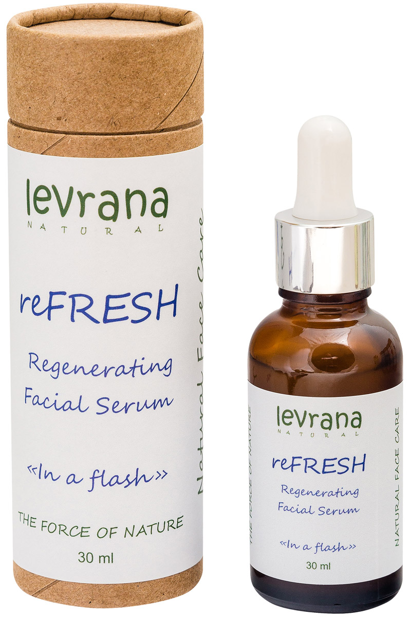 Levrana Сыворотка для лица reFresh регенерирующая, обновление кожных клеток, 30 млSF09 Levrana Сыворотка для лица reFresh регенерирующая, обновление кожных клеток, 30 млSF09Оказывает мгновенный эффект омоложения кожи. Видимый результат уже после первого применения. Регулярное использование разлаживает кожу, уменьшает рельефные последствия акне.Видимый результат уже после первого использования!Чудеса - скажите вы, Магия ответим мы))))Магия заключается в следующем - использование достаточного количества молочной кислоты. Активные ингредиенты:Молочная кислота - это альфа-гидроксильная кислота, которая отшелушивает кожу. Эта композиция обеспечивает очень мягкий отшелушивающий эффект.Алоэ Вера и Календула - снижают признаки чувствительности и воспаления кожи, помогают уменьшить раздражение, связанное с использованием молочной кислоты.