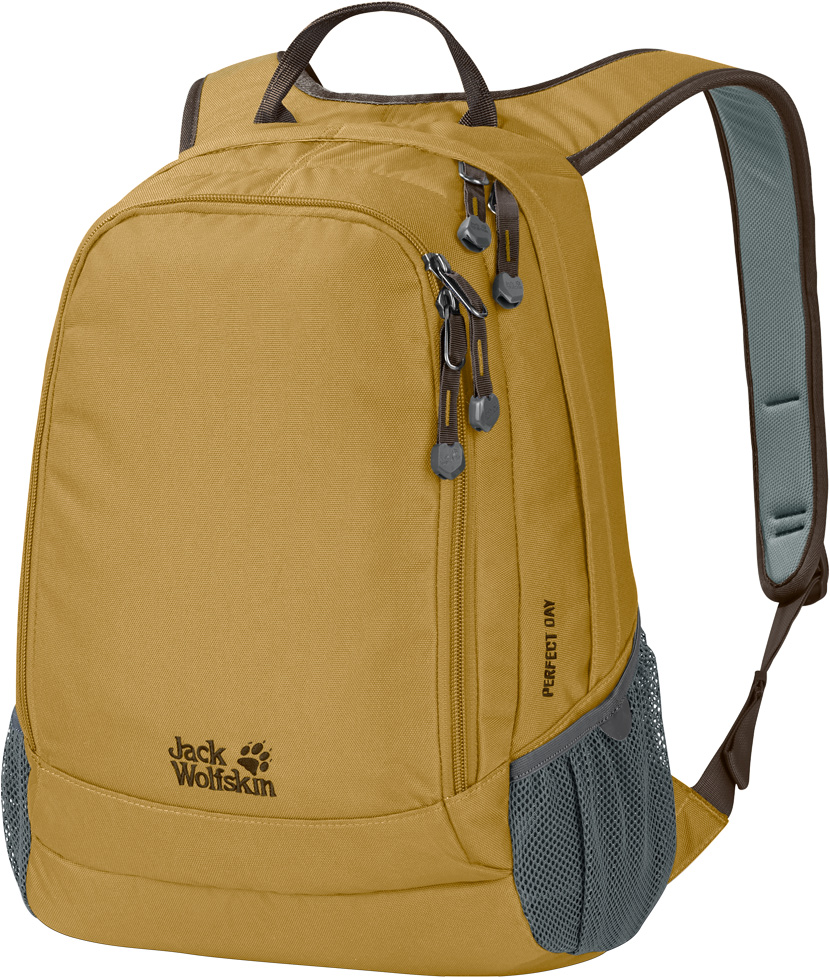 Рюкзак Jack Wolfskin Perfect Day, цвет: желтый, 22 л. 24040-520524040-5205 Рюкзак Jack Wolfskin Perfect Day, цвет: желтый, 22 л. 24040-520524040-5205Рюкзак Jack Wolfskin Perfect Day -городской рюкзак средней вместимости. Достаточно вместительный для необходимых вещей, рюкзак Perfect Day имеет все, что требуется для ежедневного использования: основное и переднее отделения и эластичные боковые карманы. И ничего лишнего. Рюкзак идеально подходит как для работы, так для учебы: в него поместятся папки и книги формата A4.Еще его можно брать с собой в поездки на выходные или на прогулку в парке. Широкие лямки и равномерное распределение нагрузки делают его действительно комфортным в использовании.Размер: 22 л.