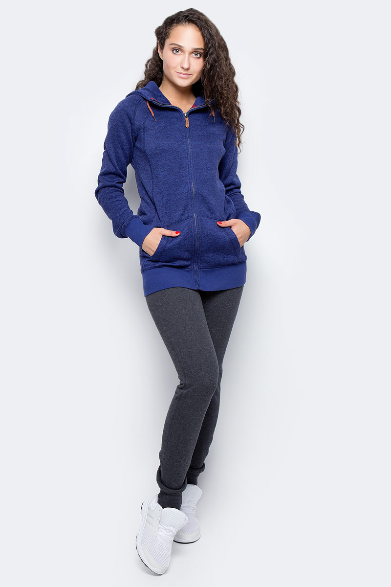 Толстовка женская Roxy Resin Knit, цвет: синий. ERJFT03316-BSQ0. Размер S (42/44)ERJFT03316-BSQ0 Толстовка женская Roxy Resin Knit, цвет: синий. ERJFT03316-BSQ0. Размер S (42/44)ERJFT03316-BSQ0Женская толстовка с фиксированным капюшоном на утяжке выполнена из высококачественного материала..Карманы с теплой подкладкой.Плоская декоративная строчка.