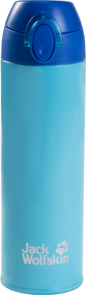 Термос Jack Wolfskin Thermolite Bottle 0,5, цвет: голубой, 0,5 л. 8006041-11038006041-1103 Термос Jack Wolfskin Thermolite Bottle 0,5, цвет: голубой, 0,5 л. 8006041-11038006041-1103Легкий термос с двойными стенками и эргономичным горлышком. Термос Jack Wolfskin Thermolite Bottle сохранит ваш чай горячим целый день. И вам даже не понадобится брать с собой кружку. Поскольку у термоса имеется удобное горлышко, из которого можно пить. Конструкция из двух стенок имеет минимальный вес и сохраняет нужную температуру вашего любимого напитка. Благодаря такой конструкции, термос очень легко мыть.Объем: 500 мл.