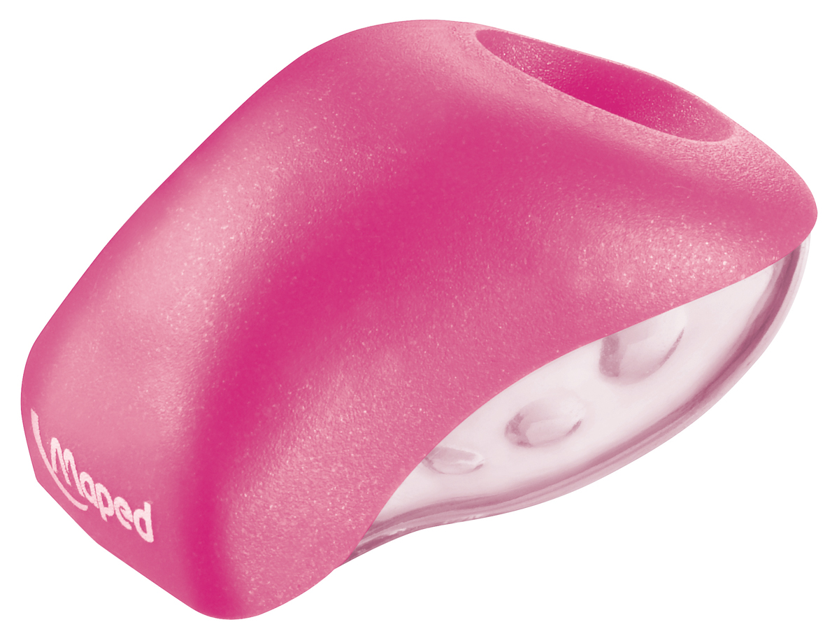 Maped Точилка Bulbo с контейнером цвет розовый71004_розовый Maped Точилка Bulbo с контейнером цвет розовый71004_розовыйТочилка Maped Bulbo имеет качественные стальные лезвия, обеспечивает легкое и равномерное затачивание карандашей. Полупрозрачный мини-контейнер для сбора стружки позволяет визуально контролировать уровень заполнения и вовремя производить очистку. Точилка надежна и достаточно проста в эксплуатации. Выполнена из ударопрочного пластика.