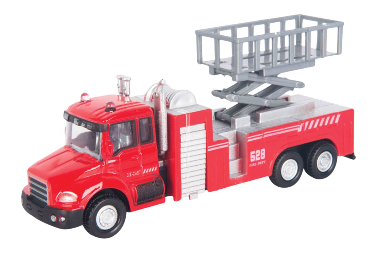 Autotime Пожарная машина с подъемником Lift Fire Truck машины daesung модель машина с подъемником 709
