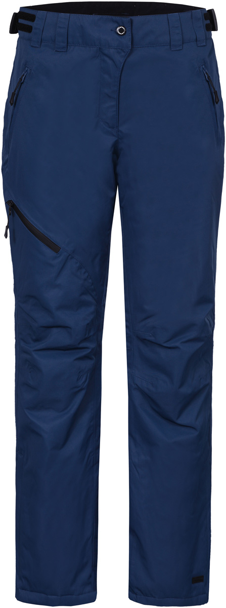 Брюки женские Icepeak, цвет: синий. 854090659IV_365. Размер 44 (50)854090659IV_365 Брюки женские Icepeak, цвет: синий. 854090659IV_365. Размер 44 (50)854090659IV_365Женские брюки от Icepeak выполнены из полиэстера. Модель застегивается на пуговицу в талии и ширинку на молнии, имеются шлевки для ремня.