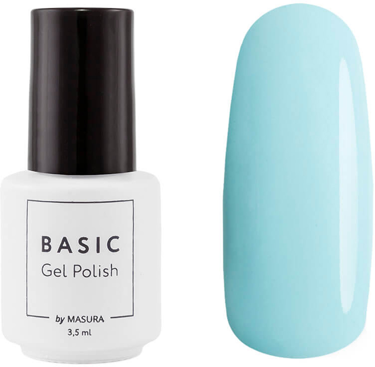 Masura Гель-лак Basic Брызги Бирюзы, 3,5 мл294-349 Masura Гель-лак Basic Брызги Бирюзы, 3,5 мл294-349Пастельный бирюзовый эмалевый, плотный