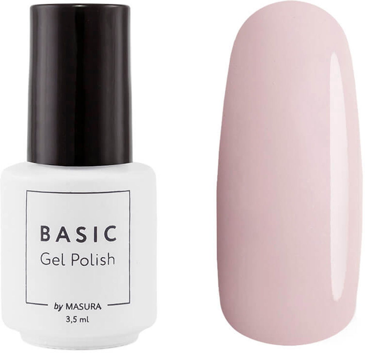 Masura Гель-лак Basic Бариста, 3,5 мл294-355 Masura Гель-лак Basic Бариста, 3,5 мл294-355Пастельно-кофейный с розовым подтоном, эмалевый, плотный