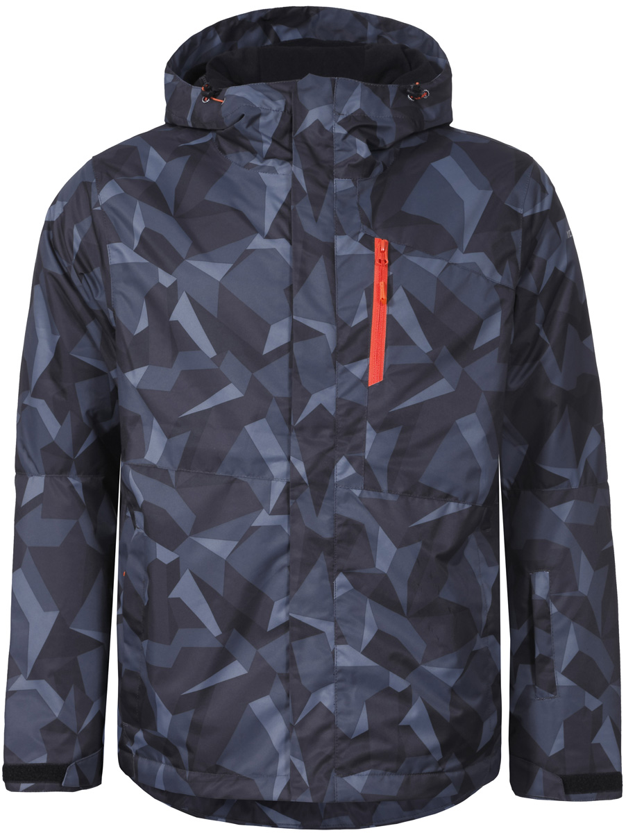 Куртка мужская Icepeak, цвет: черный. 856226571IV_260. Размер 50856226571IV_260 Куртка мужская Icepeak, цвет: черный. 856226571IV_260. Размер 50856226571IV_260Куртка мужская Icepeak выполнена из полиэстера. Модель с длинными рукавами и капюшоном застегивается на застежку-молнию.