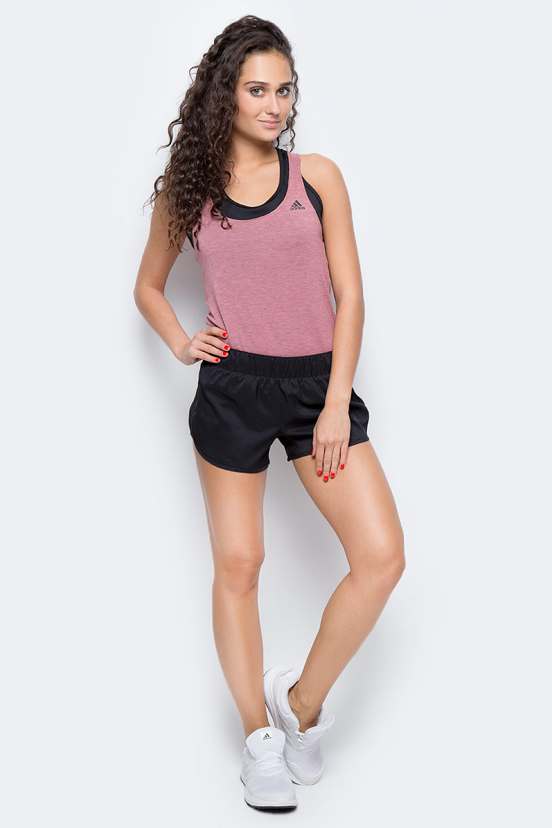 Шорты для бега женские Adidas M10 Woven Short, цвет: черный. CE2015. Размер L (50/52)CE2015 Шорты для бега женские Adidas M10 Woven Short, цвет: черный. CE2015. Размер L (50/52)CE2015Шорты женские Adidas изготовлены из полиэстера. Эти беговые шорты сохраняют ощущение прохлады и свежести во время ежедневных тренировок. Скрытый карман идеально подходит для ключей, а эластичный пояс на завязках обеспечивает комфортную посадку. Модель дополнена светоотражающими элементами.