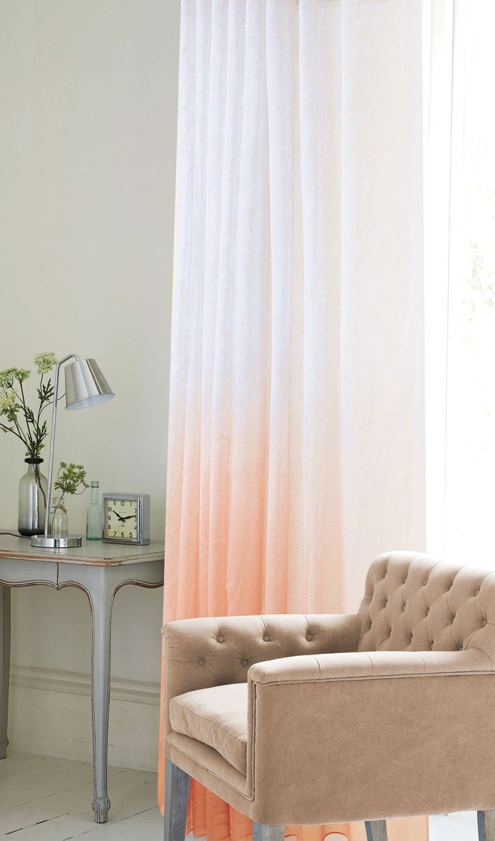 Штора Garden, на ленте, цвет: оранжевый, высота 260 см. С 1287-W2529 V53С 1287 - W2529 V53 Штора Garden, на ленте, цвет: оранжевый, высота 260 см. С 1287-W2529 V53С 1287 - W2529 V53Тюлевая штора выполненная из тонкой полупрозрачной ткани, имитация льна с эффектом радуги и растительным рисунком. Подходит под любой интерьер.Штора крепится на карниз при помощи шторной ленты, которая поможет красиво и равномерно задрапировать верх.