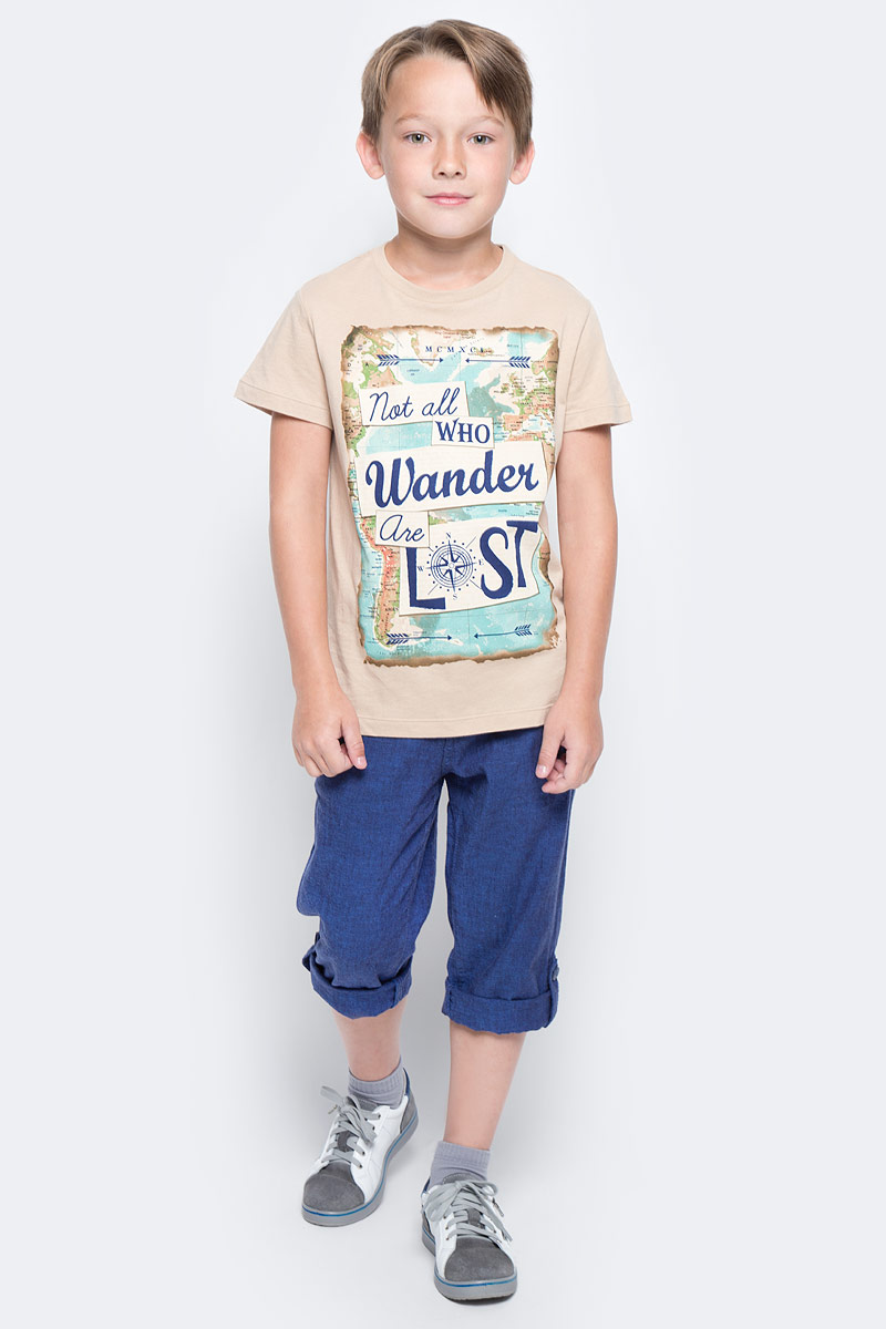 Футболка для мальчика Sela, цвет: светло-ментоловый. Ts-811/1074-7213. Размер 122, 7 летTs-811/1074-7213 Футболка для мальчика Sela, цвет: светло-ментоловый. Ts-811/1074-7213. Размер 122, 7 летTs-811/1074-7213Стильная футболка для мальчика Sela изготовлена из натурального хлопка и оформлена оригинальным принтом. Воротник дополнен мягкой трикотажной резинкой.Яркий цвет модели позволяет создавать модные образы.