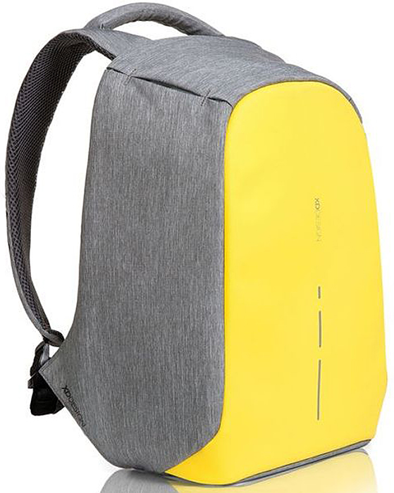 Рюкзак для ноутбука XD design Bobby Compact, до 14, цвет: серый, желтый, 11 лP705.536 Рюкзак для ноутбука XD design Bobby Compact, до 14, цвет: серый, желтый, 11 лP705.536Рюкзак для ноутбука до 14 XD design Bobby Compact - это второе поколение противоугонного рюкзака меньшего размера. Несмотря на то, что габариты изделия стали меньше, благодаря продуманному расположению и устройству отделений влезет все, что может пригодиться в течение дня.Преимущества: • Полная защита от карманников: не открыть, не порезать.• Вшитый USB-порт для зарядки гаджетов.• Светоотражающие полосы.• Супер-легкий: на 25% легче аналогов.• Отделение для ноутбука до 14.• Отделение для планшета.• Чехол-кошелек для мелких аксессуаров.• Крепления для бутылки воды и камеры.