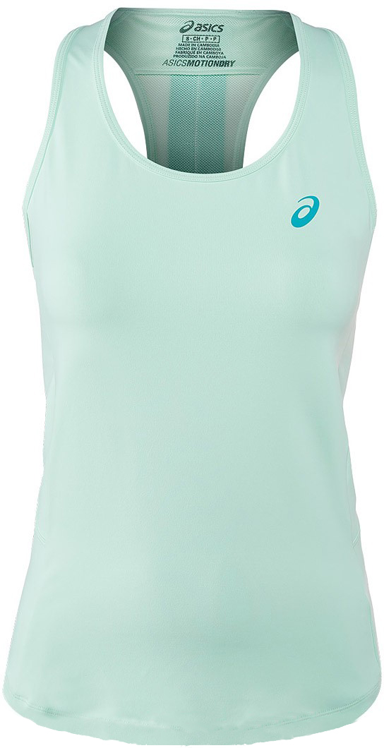 Майка женская Asics Club Tank, цвет: голубой. 146477-0490. Размер M (46/48)146477-0490 Майка женская Asics Club Tank, цвет: голубой. 146477-0490. Размер M (46/48)146477-0490Тренируйтесь стильно. Стильная одежда для спорта поможет вам тренироваться чаще, начиная неделю с пилатеса в понедельник и заканчивая ее на тренажерах в пятницу. Эта майка от Asics удобна для гимнастики и стретчинга и совершенно не ограничивает вас на пути к достижению ваших целей. Отлично выглядит и дарит отличные ощущения во время тренировки.