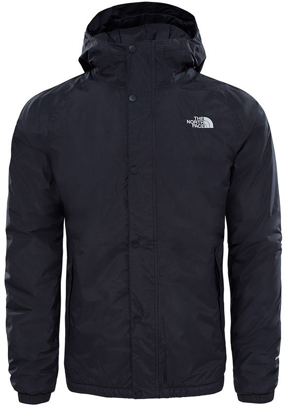 Куртка мужская The North Face M Berk Ins Shell Jkt, цвет: черный. T92ZWJJK3. Размер M (46/48)T92ZWJJK3 Куртка мужская The North Face M Berk Ins Shell Jkt, цвет: черный. T92ZWJJK3. Размер M (46/48)T92ZWJJK3Мужская куртка The North Face выполнена из нейлона и дополнена спереди логотипом бренда. Подкладка изготовлена из полиэстера. Куртка с несъемным капюшоном застегивается на застежку-молнию и ветрозащитную планку на кнопках. Рукава дополнены эластичной резинкой. Спереди расположены два прорезных кармана.