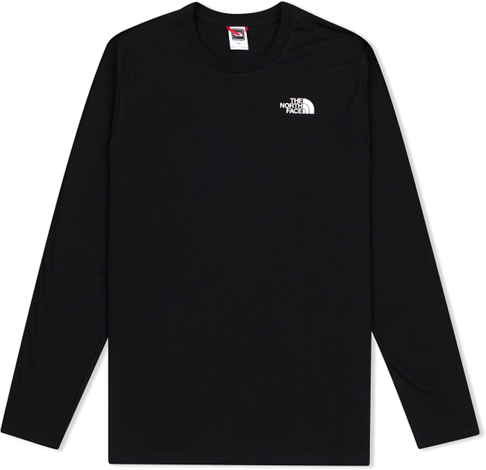 Лонгслив мужской The North Face M L/S Easy Tee, цвет: черный. T92TX1JK3. Размер L (48/50)T92TX1JK3 Лонгслив мужской The North Face M L/S Easy Tee, цвет: черный. T92TX1JK3. Размер L (48/50)T92TX1JK3Мужская футболка с длинными рукавами The North Face свободного кроя с круглым вырезом горловины и длинными рукавами изготовлена из натурального хлопка. На груди лонгслив декорирован контрастным принтом в виде логотипа бренда. Модель создана для тех, кто предпочитает комфорт, моду и оригинальность.