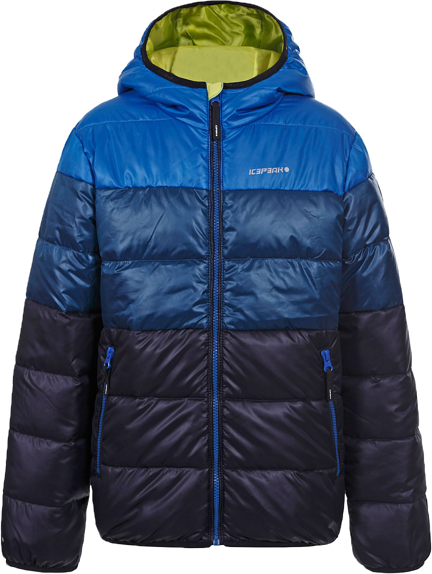 Куртка для мальчика Icepeak, цвет: синий. 850011507IV_347. Размер 140850011507IV_347 Куртка для мальчика Icepeak, цвет: синий. 850011507IV_347. Размер 140850011507IV_347Куртка для мальчика Icepeak выполнена из полиэстера. Модель с капюшоном застегивается на молнию.