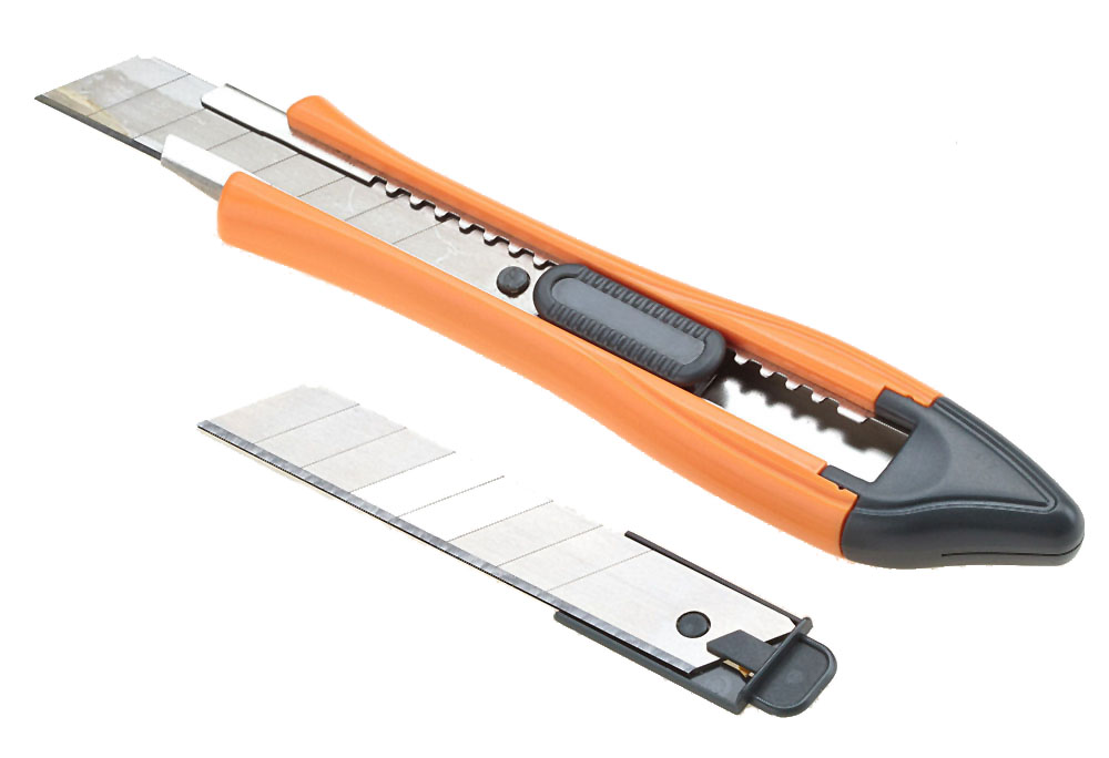 Office Force Stationery Нож канцелярский с автоблокировкой цвет оранжевый лезвие 18 мм 2 запасных лезвия
