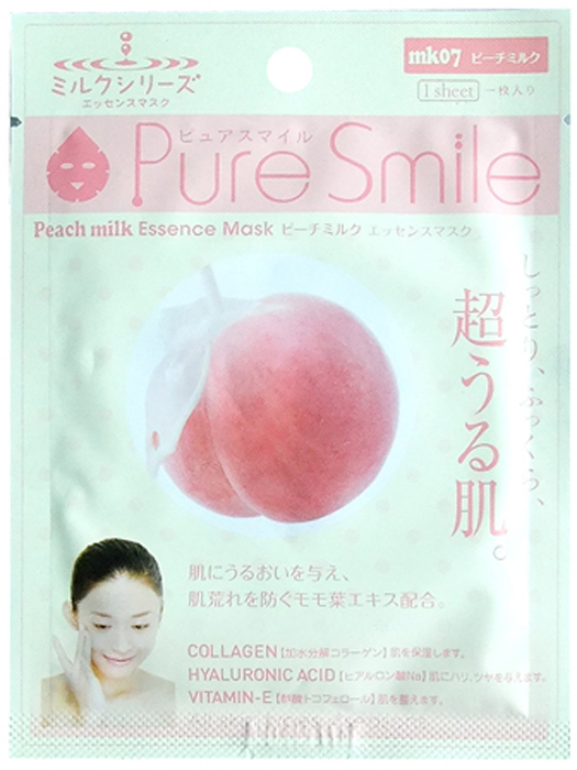 Pure Smile Milk Mask Молочная увлажняющая маска для лица с экстрактом листьев персика, 23 мл018353 Pure Smile Milk Mask Молочная увлажняющая маска для лица с экстрактом листьев персика, 23 мл018353Еженедельный уход - это неотъемлемая процедура для полноценного ухода за кожей лица. Необходимо каждую неделю использовать различные маски. Преимущество нужно отдать увлажняющим, питательным, и маскам для повышения упругости кожи. Все эти функции вы найдете в линии Pure Smile. Эти маски настоящие волшебные палочки, способные моментально преобразить вашу кожу. Ведь сыворотка, которая используется для пропитки маски, имеет тройную концентрацию активных компонентов. За короткое время воздействия, маска отдает всю силу полезных ингредиентов вашей коже. Коллаген в составе сыворотки наполняет кожу влагой, восстанавливает плотность и упругость кожи. Экстракт молочного белка, восстанавливает гидролипидную пленку, создает защитную сеточку, которая препятствует потере влаги с поверхности кожи. Эссенция из листьев персика окажет противовоспалительное, увлажняющее и защитное действие для нежной кожи.