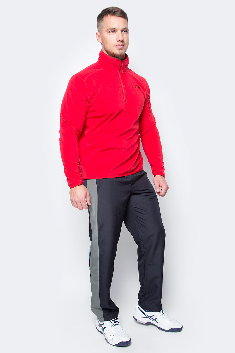 Толстовка мужская The North Face M 100 Glacier 1/4 Zip, цвет: красный. T92UAR682. Размер L (48/50)T92UAR682 Толстовка мужская The North Face M 100 Glacier 1/4 Zip, цвет: красный. T92UAR682. Размер L (48/50)T92UAR682Толстовка поможет сохранить тепло и свободу движения на более высоких участках пути во время экспедиций как в ясную, так и в пасмурную погоду. Флис Polartec Classic отличается легким весом и обеспечивает исключительное тепло, в то же время сохраняя свободу движения и комфорт в течение продолжительного времени. Застежка-молния на воротнике обеспечивает дополнительный воздухообмен в период высокой активности. Толстовку можно носить как самостоятельно, так и в качестве слоя утеплителя.