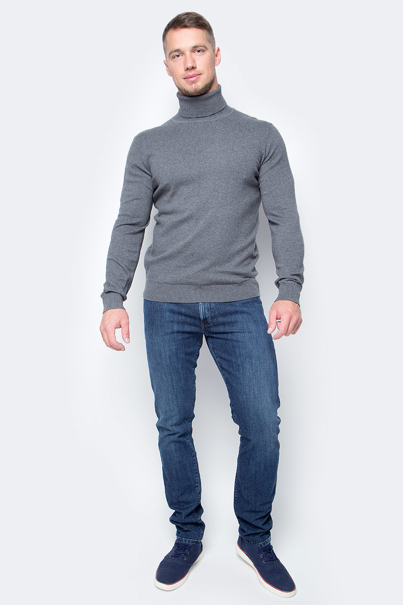 Водолазка мужская Baon, цвет: серый. B727702_Dark Grey Melange. Размер XXL (54)B727702_Dark Grey Melange Водолазка мужская Baon, цвет: серый. B727702_Dark Grey Melange. Размер XXL (54)B727702_Dark Grey MelangeБазовая водолазка от Baon - лаконичная по своему дизайну модель, которая идеально дополнит как повседневные, так и деловые аутфиты. Изделие выполнено из высококачественного хлопкового трикотажа. Этот материал комфортен в ношении и весьма прост в уходе.