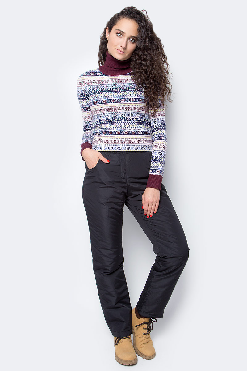 Брюки утепленные женские Baon, цвет: черный. B297524_Black. Размер XS (42)B297524_Black Брюки утепленные женские Baon, цвет: черный. B297524_Black. Размер XS (42)B297524_BlackУтепленные брюки от Baon - отличный выбор для тех, кто много времени проводит на свежем воздухе и не привык отказываться от этого удовольствия в холодное время года. Брюки, утепленные синтепоном, защитят вас от мороза и ветра. Изделие застегивается на молнию и потайной крючок. Боковые части брюк дополнены эластичными вставками-резинками, за счет которых они хорошо садятся по фигуре. Модель имеет два кармана.