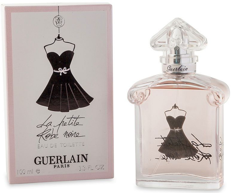 Guerlain La Petite Robe Noire lady туалетная вода, 100 мл954292 Guerlain La Petite Robe Noire lady туалетная вода, 100 мл954292Guerlain La Petite Robe Noir Eau de Toilette – яркий и соблазнительный парфюм, созданный для прекрасных женщин. Принадлежит к семейству цветочных фруктовых ароматов. Парфюм был выпущен в свет модным домом Guerlain в 2012 году. Автором и создателем композиции аромата La Petite Robe Noir Eau de Toilette явился парфюмер Thierry Wasser. Изысканный и легкий аромат искушает гурманским запахом спелой вишни, яблок и нежных цветов. Композиция аромата Guerlain La Petite Robe Noir Eau de Toilette открывает свое звучание верхними аккордами розы, жасмина и зелеными нотами. В сердце можно различить ноты зеленого яблока, апельсинового цвета и вишни. Завершается композиционное звучание базовыми аккордами белого мускуса, белой амбры и пачули.