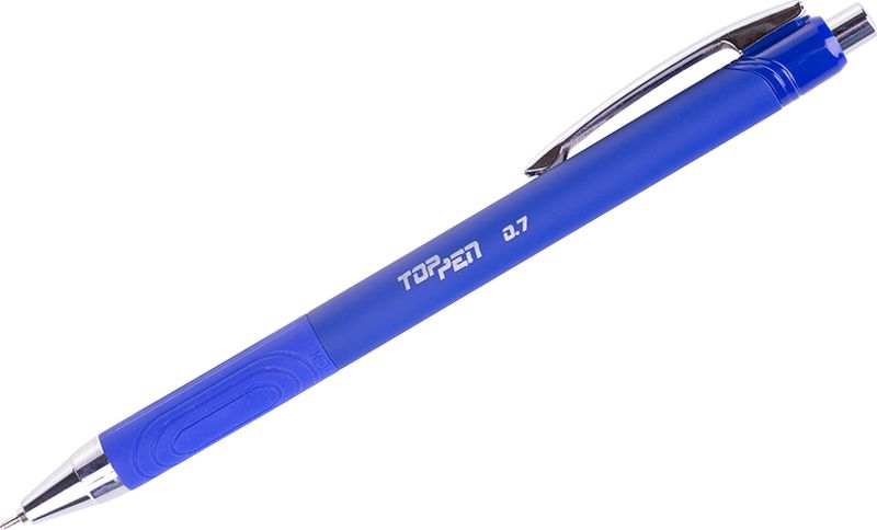 Berlingo Ручка шариковая Top Pen цвет чернил синийCBm_07130 Berlingo Ручка шариковая Top Pen цвет чернил синийCBm_07130Шариковая ручка с технологией Smart Ink обеспечивает супермягкое письмо. Прорезиненный корпус. Мягкая зона захвата. Кнопочная подача стержня.
