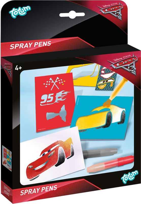 Totum Набор для рисования Cars 3 Spray Pens