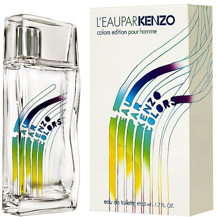 Kenzo Leau Par Kenzo Colours man туалетная вода, 50 мл989 Kenzo Leau Par Kenzo Colours man туалетная вода, 50 мл989Этой зимой Kenzo раскрашивает зиму новыми красками. Дерзкое стремление к свободе рождает новые вариации классических ароматов - непринужденные, наполненные радостью, яркие и освежающие. L Eau par Kenzo превращается в L Eau par Kenzo Colors - свободную, воздушную, праздничную воду. Находясь в постоянном круговороте, она бурлит, бьет фонтаном и взлетает свежим ярким вихрем. L Eau par Kenzo Colors - парные ароматы, пронизанные вибрациями города, яркие, излучающие энергию и радость. Танец, от которого захватывает дух! Парфюмеры творили ароматы друг для друга: Орельен Гишар создал женский аромат, а Александра Косински - мужской. Для нее: Нежный, свежий, искрящийся акватический аромат с фруктовыми и цветочными аккордами. Ноты белого персика и мандарина сплетаются с нежностью лепестков жасмина. Сияющие верхние ноты: Нектар персика, мандарин, имбирь Цветочные ноты сердца: Лепестки жасмина, роза, ландыш Окутывающие базовые ноты: Кедр, белый мускус.