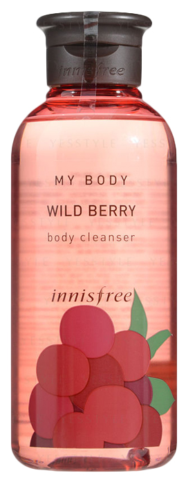 Innisfree Гель для душа дикие ягоды, 300 мл580743 Innisfree Гель для душа дикие ягоды, 300 мл580743Парфюмированный гель для душа зарядит вас энергией и подарит несколько минут удовольствия! Ароматизированный гель для душа - дикие ягоды. Яркий, сочный аромат лесных ягод освежает разум и тело. Экстракты черники и земляники насыщают кожу полезными мокроэлементами, питают и возвращают упругость.