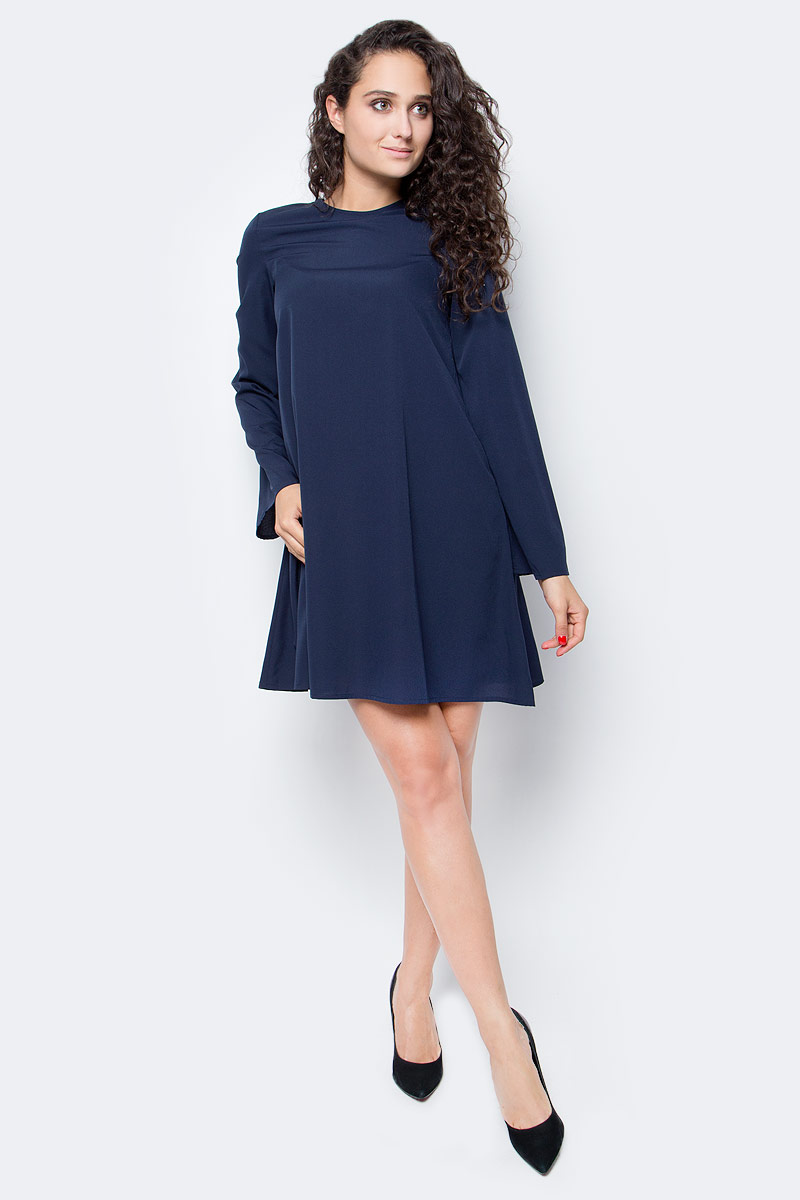 Платье Vero Moda, цвет: синий. 10185862_Navy Blazer. Размер XS (40/42)10185862_Navy Blazer Платье Vero Moda, цвет: синий. 10185862_Navy Blazer. Размер XS (40/42)10185862_Navy BlazerЭлегантное платье Vero Moda выполнено из качественного материала. Такое платье обеспечит вам комфорт и удобство при носке и непременно вызовет восхищение у окружающих. Модель с длинными рукавами и круглым вырезом горловины. Платье застегивается на молнию сзади. Это модное и комфортное платье станет превосходным дополнением к вашему гардеробу, оно подарит вам удобство и поможет подчеркнуть ваш вкус и неповторимый стиль.
