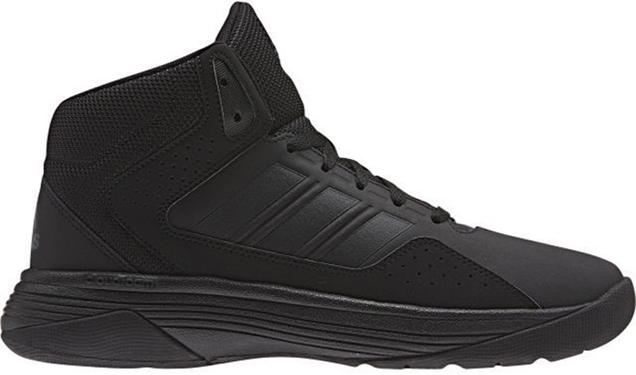 Кроссовки для баскетбола мужские adidas Performance Cloudfoam Ilation Mid, цвет: черный. AW4651. Размер 9 (42)AW4651 Кроссовки для баскетбола мужские adidas Performance Cloudfoam Ilation Mid, цвет: черный. AW4651. Размер 9 (42)AW4651Стильные кроссовки от adidas Performance Cloudfoam Ilation Mid, исполненные в современном баскетбольном стиле и с пружинистой амортизацией, отлично подойдут как для тренировок, так и для повседневной носки. Модель выполнена из синтетических материалов и дополнена вставками из сетчатого текстиля. Боковые стороны оформлены легкой перфорацией и фирменными полосками, мыс - перфорацией и вставкой из кожи контрастного цвета, язычок и задник - логотипом бренда. Классическая шнуровка надежно зафиксирует изделие на стопе. Текстильная подкладка и мягкий манжет предотвратят натирание и гарантируют уют. Стелька cloudfoam footbed из ЭВА материала с текстильным верхним покрытием обеспечит лучшую амортизацию. Промежуточная подошва cloudfoam предназначена для поглощения ударных нагрузок и комфортной посадки без разнашивания. Прорезиненная накладка на мыске для дополнительной защиты пальцев. Рельефная поверхность подошвы cloudfoam обеспечивает отличное сцепление с любой поверхностью. Такие кроссовки придутся вам по душе.