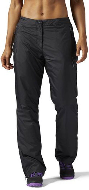 Брюки утепленные женские Reebok Outdoor Fleece Lined, цвет: черный. S96423. Размер XS (40)S96423 Брюки утепленные женские Reebok Outdoor Fleece Lined, цвет: черный. S96423. Размер XS (40)S96423Спортивные утепленные брюки от Reebok, которые согреют вас в морозную погоду, а если на улице будет совсем холодно, можно надеть их поверх леггинсов. В любом случае, мягкая флисовая подкладка подарит чувство тепла и комфорта. Водостойкий материал защитит от снега и влаги, а анатомический крой позволит с комфортом выполнить тренировку на улице. Облегающий крой – брюки повторяют контуры тела для комфорта и полной свободы движений.Брюки выполнены из переработанного полиэстера - гладкой и прочной ткани рипстоп. Использование переработанного полиэстера сохраняет природные ресурсы и уменьшает выбросы в атмосферу.
